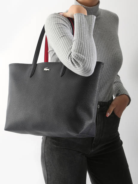 Handtas Anna Lacoste Zwart anna NF4823AA ander zicht 1